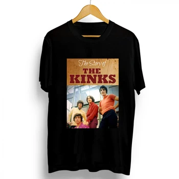 Czarny T-Shirt 60 S The Kinks Raper Dla Mężczyzn Kobiet Unisex Bawełna Modny T-Shirt Z Graficznym Nadrukiem Savage Rockowy Duże Rozmiary T-Shirt Top