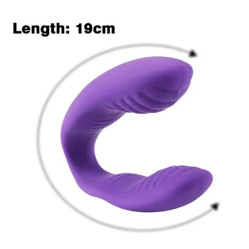 W Kształcie litery U, Pilot Zdalnego Sterowania Love Egg Bezprzewodowy USB Wodoodporny Wibrator Ładowanie Stymulator Pochwy Dla Kobiet Masażer Seks-Zabawki 0