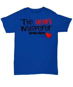 Sprzedaż, Bawełna, t-Shirt dla Kierowej Pielęgniarki The Heart Whisperer - Koszulka Unisex, Letnia Stylowy t-Shirt