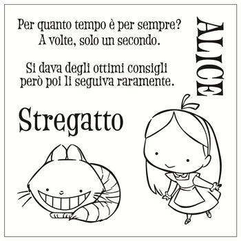 Włoskie kreskówki zwierzęta Przezroczyste Znaczki do Scrapbookingu Tampony Przezroczysta Drukuj Tło Pieczątka Wykonanie Kartek Diy Chłopiec bieganie