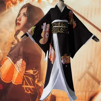 Bielizna Tradycyjne Japońskie Długa Kimono Yukata, Anime, Karnawałowe Stroje Cosplay Na Halloween, Azjatycki Ludowy Styl, Szlafroki Do Sesji Zdjęciowej