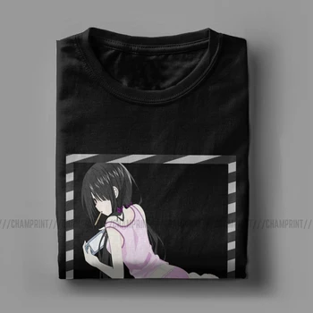 Data na Żywo Anime Куруми Токисаки Męskie Koszulki Śmieszne t-Shirty z Krótkim Rękawem Okrągły Dekolt Wlewu t-Shirt Bawełna Plus Rozmiar Odzieży