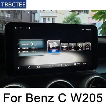 Dla Mercedes Benz C class ~ 2019 NTG Samochodowy Android Radio GPS odtwarzacz Multimedialny stereo HD Ekran Nawigacja Navi Media