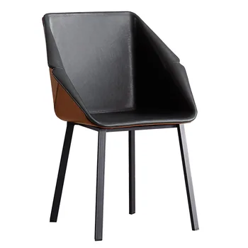 Oczekujące Biuro Minimalistyczny Design Krzesła Relaksujący i Nowoczesny Kawowy Ergonomiczne Krzesło Do Salonu Salon Cadeira Meble Do Domu OA50DC