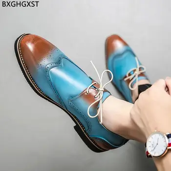 Włoskie Buty dla imprez dla Mężczyzn 2022, Oficjalne buty z perforacją typu 