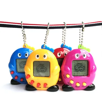 1 Szt. Przezroczyste Elektroniczne Zwierzęta Tamagotchi Nostalgiczne 49 domowe W jednym Wirtualne Cyber Cyfrowe Zabawki Dla Zwierząt domowych Pikseli Śmieszne gry Zabawki