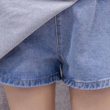 Gorące 2021 Letnie Nowe Jeansowe Spodenki Spódnice Dla Kobiet Modne Nieregularne Spódnice Z Wysokim Stanem Spódnica Jeans Damskie Niebieskie