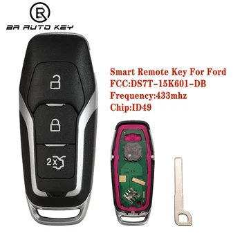 Inteligentny zdalny klucz Do Ford Mustang Kuka Explorer S-Max Focus Fusion-2018 3 Przyciski HITAG PRO ID49 Chip 433 Mhz DS7T-15K601-DB