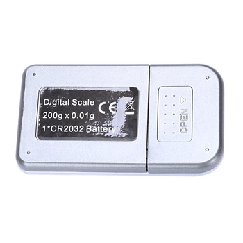 Najmniejszy Przenośny 200 g 0,01 G Mini Cyfrowe Wagi Jubilerskie Wagi Kieszonkowe Gram Wyświetlacz LCD Z Podświetleniem