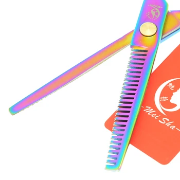 Meisha 5,5 cali Opalizujący Nożyczki Do Strzyżenia Włosów Zestaw Japońskich Stalowych Nożyczek Fryzjerskich Salon fryzjerski Narzędzie Do Koszenia A0026A 0
