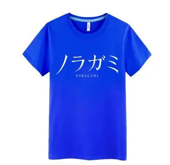 Unisex Noragami Yato Yukine Bawełna Kreskówka Iki Хийори Nora Luźny t-shirt Tee