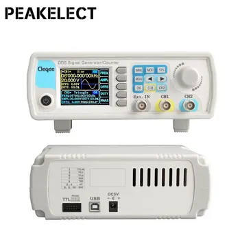 Peakelect JDS6600-60M 60 Mhz Funkcja DDS Generator Sygnału Cyfrowy regulator Dwukanałowy Miernik Częstotliwości Dowolnego kształtu Sygnału