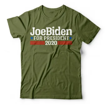 Joe Biden w Wyborach Prezydenckich w 2020, t-Shirt poparcie dla Demokratycznych Wyborców, Letnia Bawełniana t-Shirt Unisex z Okrągłym Dekoltem i Krótkim Rękawem, Nowa 2