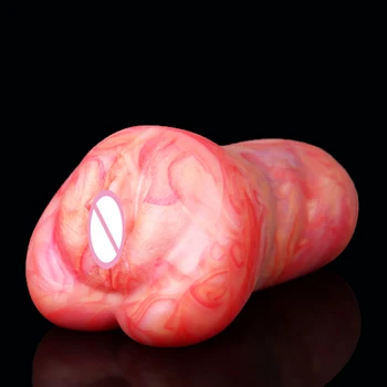 FAAK Sex Zabawki dla Mężczyzn Realistyczna Sztuczna Podświetlona Wagina 3D Pocket Pussy Świeci W Ciemności Prawdziwa Pochwa Silikonowe Męskie U
