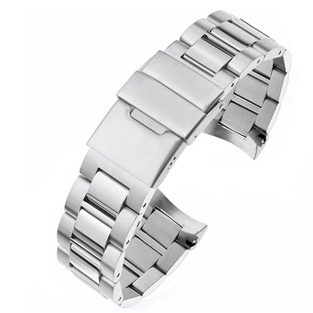 21 mm slim stalowy łukowate watchband Do zegarków Longines kangkas stalowy pasek L3.642.4 L3.781.4 serii mężczyzna bransoletka bransoletka