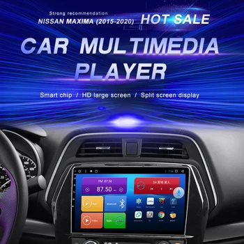 Samochodowy odtwarzacz DVD z systemem Android do Nissan Maxima (-2020) Car radio Multimedialny Odtwarzacz wideo Nawigacja GPS Android10.0 Podwójny Din