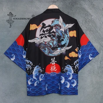 Nowy Samuraja Z Kranu, Japońskie Kimono W Stylu Yukata, Oddziału, Kobiecy Sweter, Płaszcz Z Chińskim Nadrukiem, Tradycyjna Japońska Odzież, Odzież Azjatycka 5