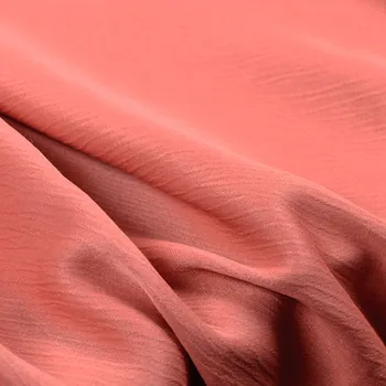 CF498 1 m Bawełna Grejpfrutowy Kolor Ultra Luksusowy Genialny Муаровая Satynowe Tkaniny odzież Damska Tkaniny Od Couture