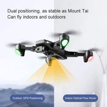 5G 8K HD Dual Camera GPS Dron Pozycji GPS Optyczne Strumień Odległość 1 km RC Квадрокоптер Z 3 szt. baterii Torba Do Przenoszenia Zabawki 8K Dron Zabawka