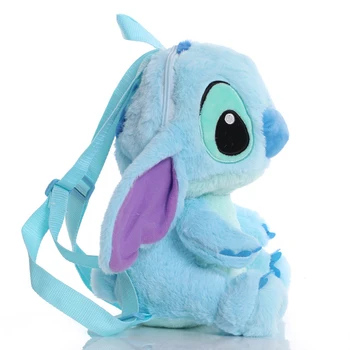 32 cm Disney Anime Kreskówki Lilo i Stich Pluszowy Plecak Lalki Zabawki Miękkie Miękkie Dla Dzieci Prezenty