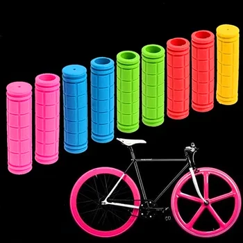 Jazda na rowerze BMX MTB Drogowy, Rower Górski Rower Miękki Gumowy Uchwyt Uchwyty 1 Para s 10 Różnych Kolorów 2