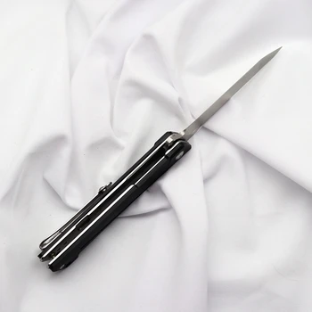 Samuraja klapki, składany nóż łożysko kulkowe D2 ostrze G10 uchwyt odkryty camping wielofunkcyjny myśliwski owocowy nóż EDC narzędzie
