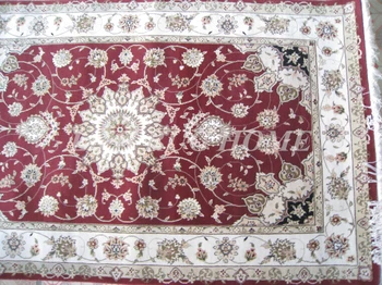 Darmowa wysyłka 3,75'x5,75'160 Linia perski dywan новозеландская wełna i perski dywan ręcznie