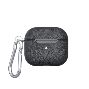 Nadaje się do Apple AirPods Etui dla słuchawek Rękaw Bezprzewodowy Bluetooth AirPods Pro etui Jasna powierzchnia Anty-palec