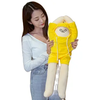 Nowy 18/65 cm WOONGJANG Kawaii Doll Żółty Banan Osób Pluszowe Zabawki Południowa Popularne Anime Uspokoić Lalki Prezenty na Urodziny dla Dzieci dla Dzieci 1