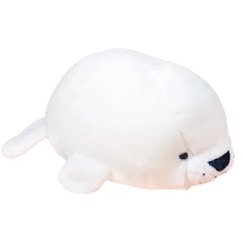 Duża śliczne pluszowe wysokiej jakości zabawka-uszczelka miękka biała morska lalka ze zwierzętami prezent na urodziny około 73 cm 0