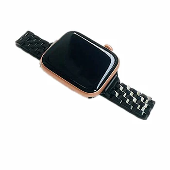Cienki Biznesu Pasek do Apple Watch Band Series 7 45 mm 41 mm Bransoleta ze stali Nierdzewnej dla mc 6 SE 5 4 3 44 mm 40 mm 42 mm 38 mm