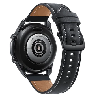 Skórzany Pasek Do Samsung Galaxy Watch 3 45 mm 41 mm Active 2 Wymienny Pasek Do Zegarka Samsung Gear S3 Frontier Classic
