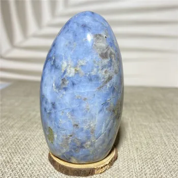 Naturalny Niebieski Opal Nieregularnym Kształcie Kwarcowy Kryształ Próbki Kamienia Wicca Shui Prezent Reiki Healing Punkt Ozdoba Domu