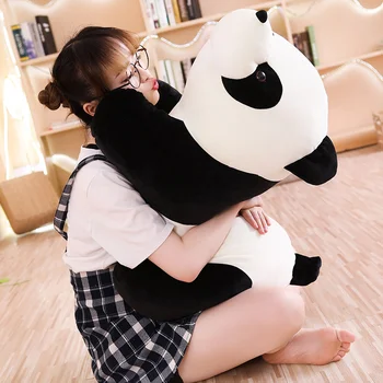 Słodka panda poduszka lalka przytulanie niedźwiedź pluszowe zabawki dziewczynka łóżko przytulanie śpiąca lalka