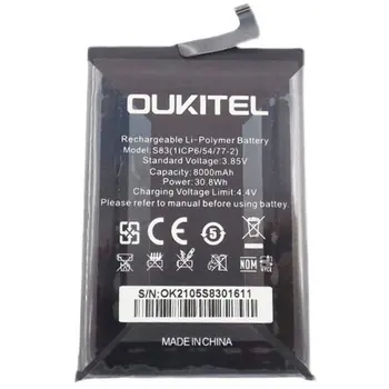 Dla Oukitel WP9 Bateria Oryginalne Akumulatory Litowo-jonowe S83 Akcesoria Do Telefonów komórkowych