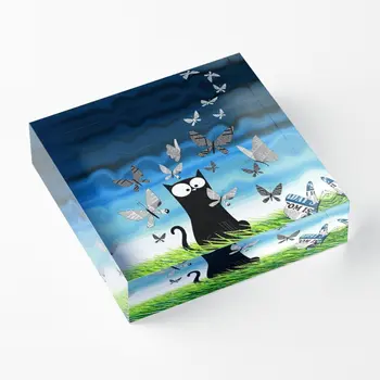 Papierowe Motyle Akrylowy Blok Śmieszne Zdjęcia Przezroczysta Rodzinne Malowanie Maszyna Do Prasowania Tłoczenie Przezroczysta Mata Wystrój Pokoju Ślub Sypialnia