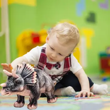Dinozaur Pluszowe Zabawki Dinozaur Pluszowy Dla Dzieci Dinozaur Wypchanego Zwierzęcia Pluszowe Zabawki Pluszowe Triceratops Dla Chłopców, Dziewczyn, Na Urodziny, Boże Narodzenie