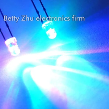 200 SZT./LOT Led dioda 3 mm Okrągły Kolorowy LED długi błysk szybka lampa błyskowa na przemian