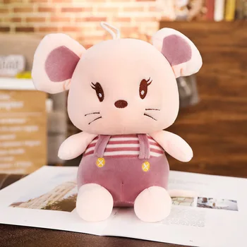 Nowa Kreatywna Pluszowe Zabawki Mysz Miękkie Zabawki Dla Zwierząt Mała Myszka Lalka Śliczne Pluszowe Lalki Zabawka Dla Dzieci Na Urodziny Prezenty